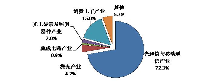 圖16  2009年?yáng)|湖示范區(qū)光電子信息產(chǎn)業(yè)結(jié)構(gòu) 